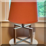 DL02. Modern metal table lamp. 22'h 